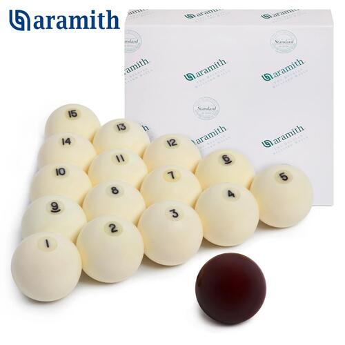 Шары для бильярда "Aramith Standard Pyramid ø68мм"., (красный биток)