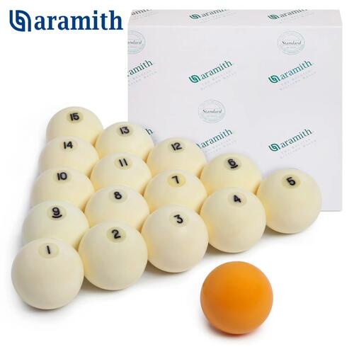 Шары для бильярда "Aramith Standard Pyramid ø68мм"., (желтый биток)