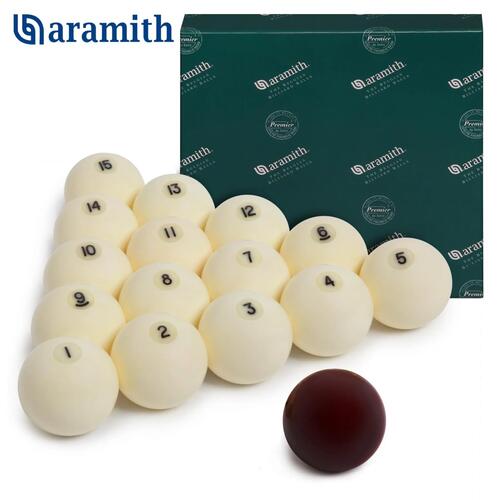 Шары для бильярда "Aramith Premier Pyramid ø60,3мм, (красный биток)