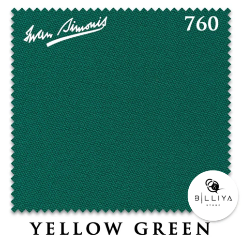 Сукно для бильярдного стола Iwan Simonis 760 (195см Yellow Green)