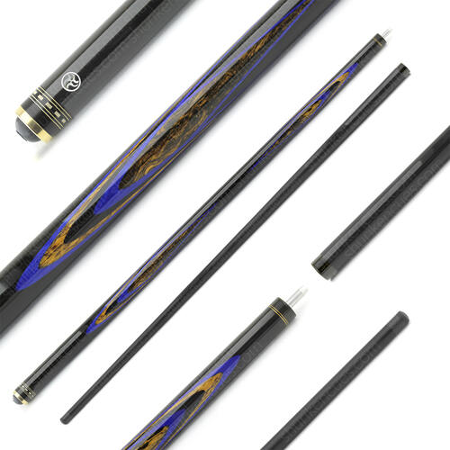 Billiards cue Pool "Shuriken" Orchid 4p specular bh-blh-bocote (black shaft)