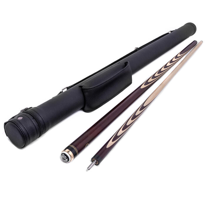 Cue for Russian billiards Dark hornbeam 22 cuts (E. Onishchenko)