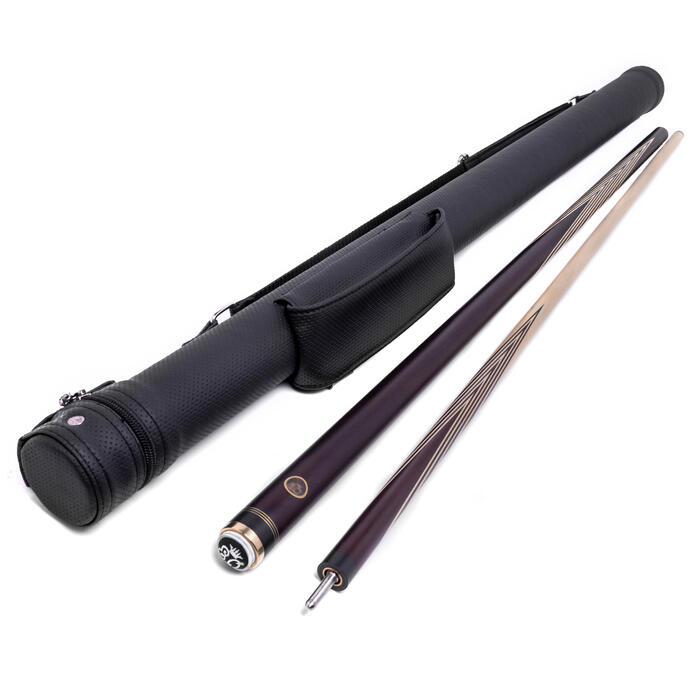 Cue for Russian billiards Dark hornbeam 25 cuts (E. Onishchenko)-2