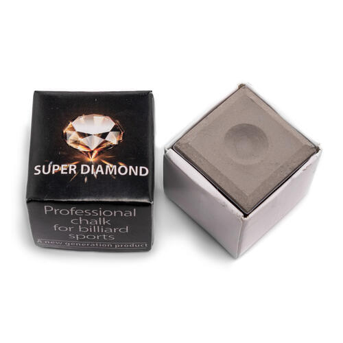 Крейда для більярду «SUPER DIAMOND» чорна з ямочкою (1 шт.)